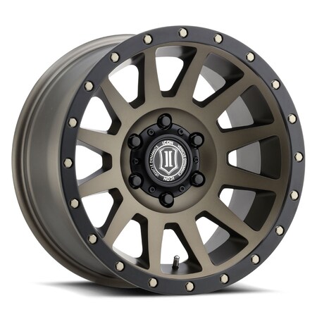 Icon Vehicle Dynamics 17 X 8.5 COMPRESSION 6 X 5.5IN 4.75INBP 0MM OFFSET- BRONZE 2017858347BR